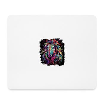 Present Anti War Bday 60s 1960s Jokes Happy Peace - Mouse Pad (horizontal) - white - Front