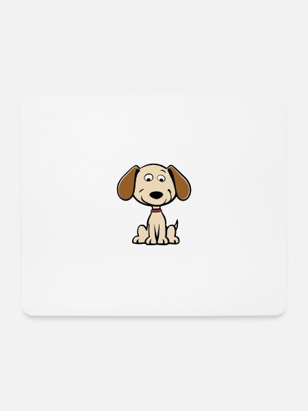 Baby Hund - Mousepad (Querformat) - Weiß
