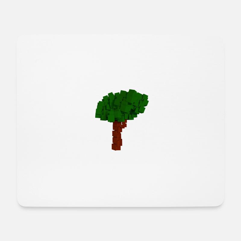 Blockchain Tree - Mousepad (Querformat) - Weiß