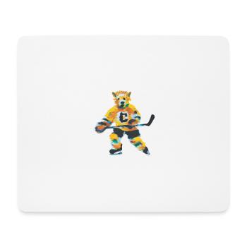 HockeyBear - Mouse Pad (horizontal) - white - Front