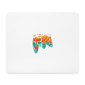 Buntes Graffiti Statement - Mousepad (Querformat) - Weiß - Vorne