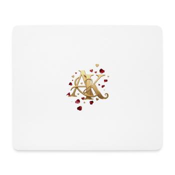 Goldene AK Liebesverbindungen - Mousepad (Querformat) - Weiß - Vorne