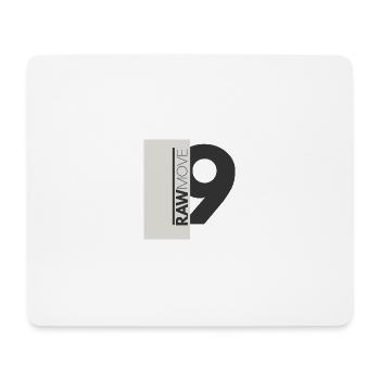 Mode 9 Typo-Kontrast - Mousepad (Querformat) - Weiß - Vorne