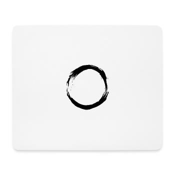 CIRCLE - Tapis de souris (format paysage) - blanc - Devant