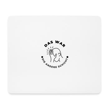 Schuld zuweisen - Mousepad (Querformat) - Weiß - Vorne