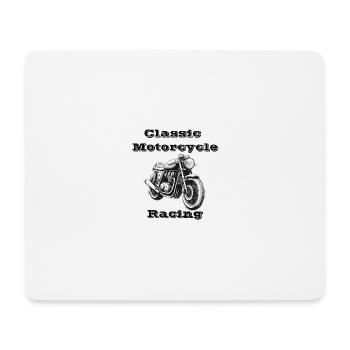 Classic Motorcycle Racing - Mouse Pad (horizontal) - white - Front