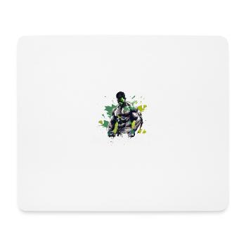 Octagon Beast Kampfsport MMA - Mousepad (Querformat) - Weiß - Vorne