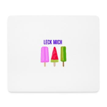 LECK mich ! Das Eis für den Sommer - Mousepad (Querformat) - Weiß - Vorne