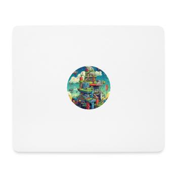 Fun with pixel video games - Mouse Pad (horizontal) - white - Front