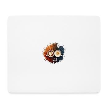 Kaffeezeit - design for every coffee enjoyment - Mouse Pad (horizontal) - white - Front