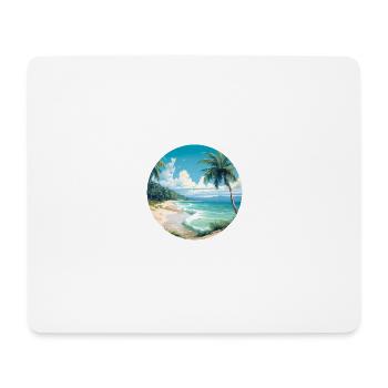 Da kommt Urlaubsfreude auf - Mousepad (Querformat) - Weiß - Vorne