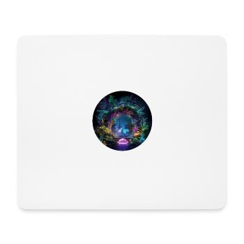 Aventures dans la jungle brillante: Neon Jungle Explore - Tapis de souris (format paysage) - blanc - Devant
