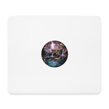 Enveloping star spells - Mouse Pad (horizontal) - white - Front