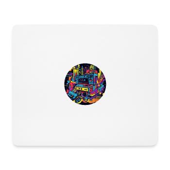 90s Revival: The Nostalgia Experience - Mouse Pad (horizontal) - white - Front