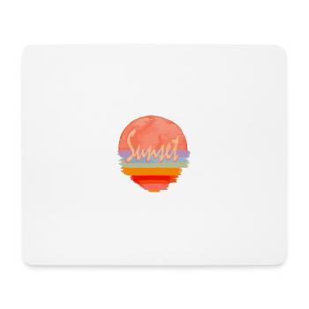Sunset - Mouse Pad (horizontal) - white - Front