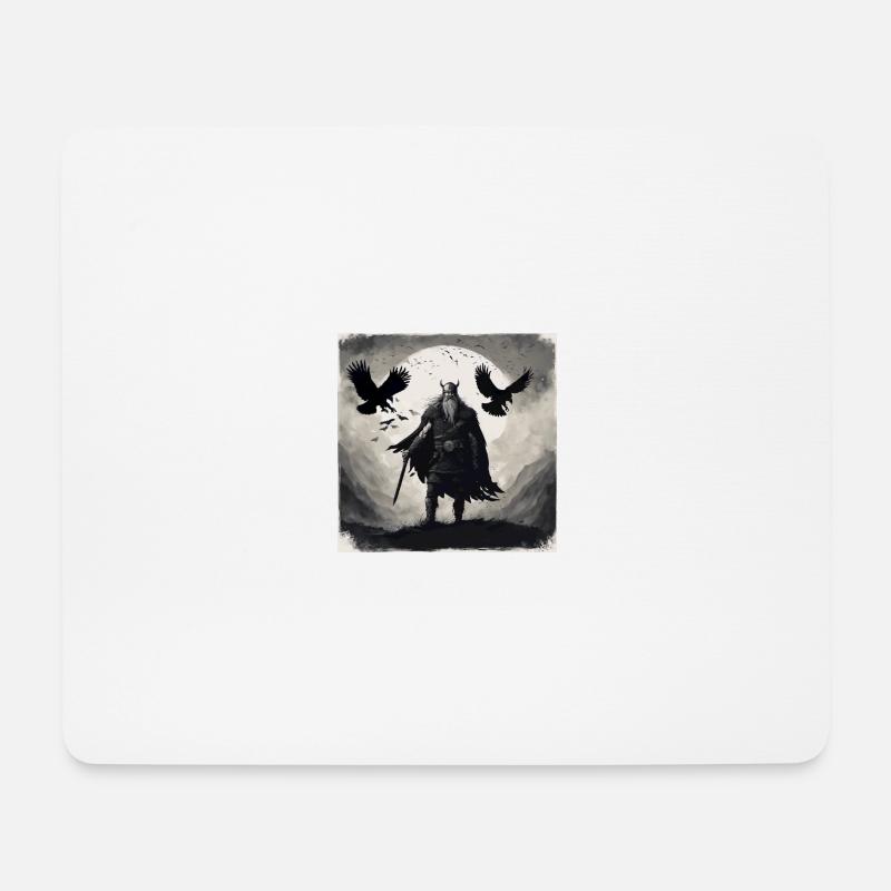 Rückkehr von Odin - Mousepad (Querformat) - Weiß