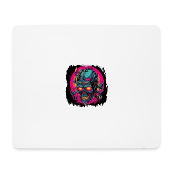 present idea exoskeletal skater statement bday - Mousepad (Querformat) - Weiß - Vorne