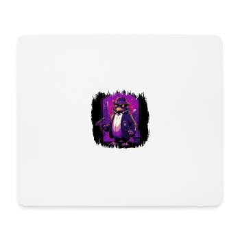 flightless bird dancer animal awesome king penguin - Mouse Pad (horizontal) - white - Front