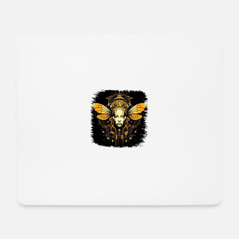 nature bumble bee funny beehive birthday present - Mousepad (Querformat) - Weiß