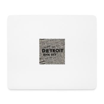 Detroit Rock - Mousepad (Querformat) - Weiß - Vorne