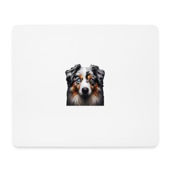 Australian Shepherd - Mousepad (Querformat) - Weiß - Vorne