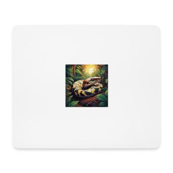 SCHLANGE - Mousepad (Querformat) - Weiß - Vorne