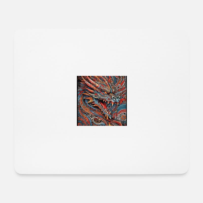 Dragon - Mouse Pad (horizontal) - white