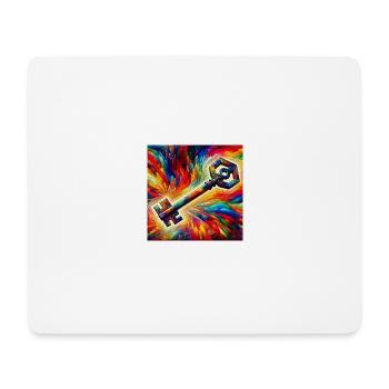 Key - Mouse Pad (horizontal) - white - Front
