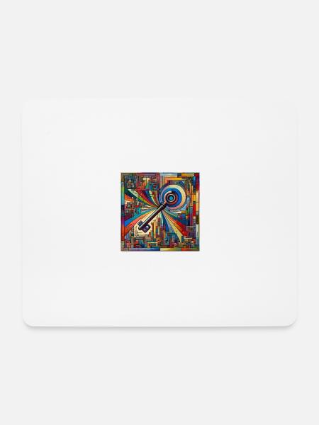 Schlüssel - Mousepad (Querformat) - Weiß