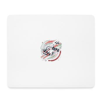 Kart Motorsport - Mousepad (Querformat) - Weiß - Vorne