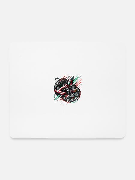 Karting Motorsport - Mousepad (Querformat) - Weiß