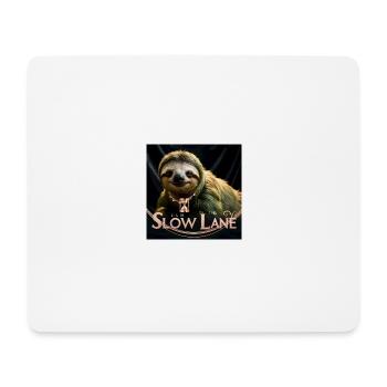 VOIE LENTE - Tapis de souris (format paysage) - blanc - Devant