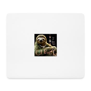 Life in the sloth lane - Mouse Pad (horizontal) - white - Front