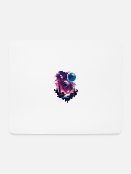 Reach for the Stars! - Mousepad (Querformat) - Weiß