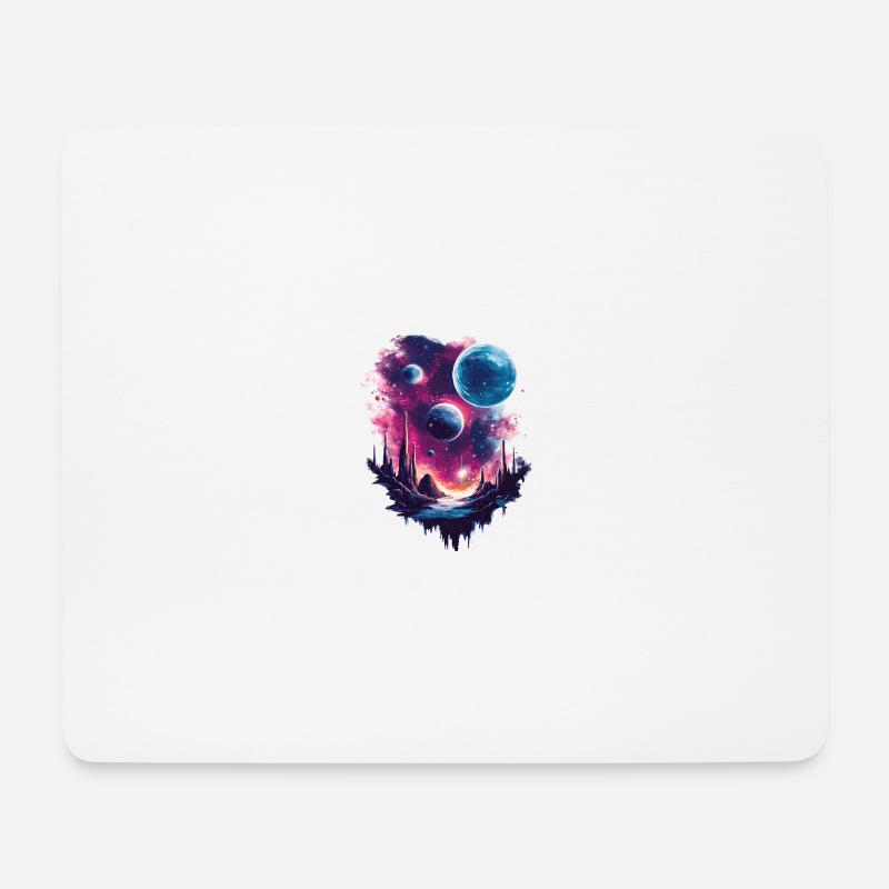 Reach for the Stars! - Mousepad (Querformat) - Weiß