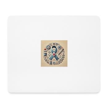 Diabetes Awareness - Mousepad (Querformat) - Weiß - Vorne