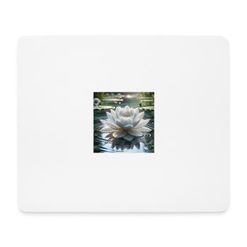 Blossom of Purity - Mouse Pad (horizontal) - white - Front