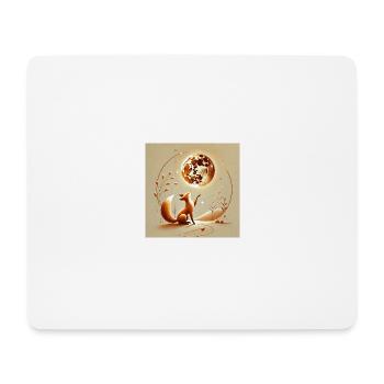 Fuchs I - Mousepad (Querformat) - Weiß - Vorne