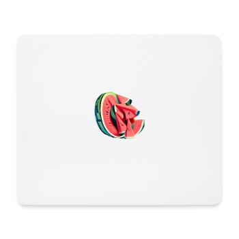 Watermelon in pieces - Mouse Pad (horizontal) - white - Front