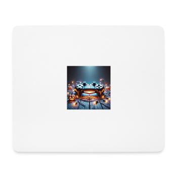 PS Controller - Mouse Pad (horizontal) - white - Front