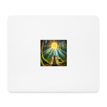 Zauberer/in - Mousepad (Querformat) - Weiß - Vorne