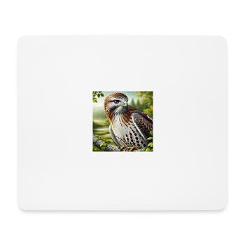 Rapace - Tapis de souris (format paysage) - blanc - Devant