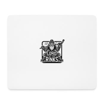 Seigneur des patinoires - Tapis de souris (format paysage) - blanc - Devant