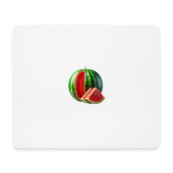Wassermelone - Mousepad (Querformat) - Weiß - Vorne