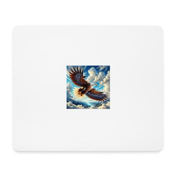 Majestic Eagle - Mouse Pad (horizontal) - white - Front