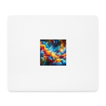 Bright Dust Clouds Art - Mouse Pad (horizontal) - white - Front