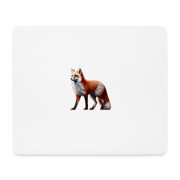 Fox - Mouse Pad (horizontal) - white - Front