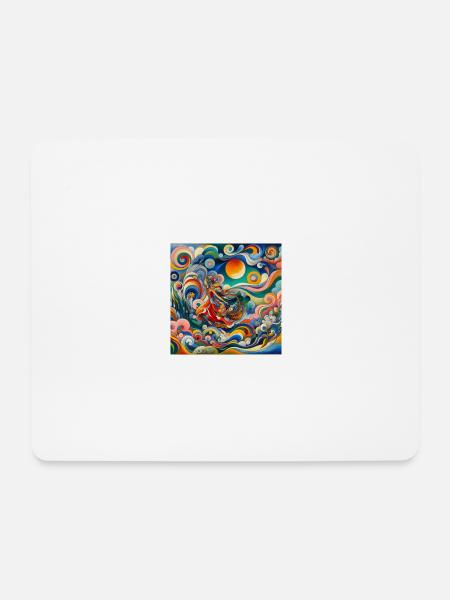 Design von Chagall - Mousepad (Querformat) - Weiß