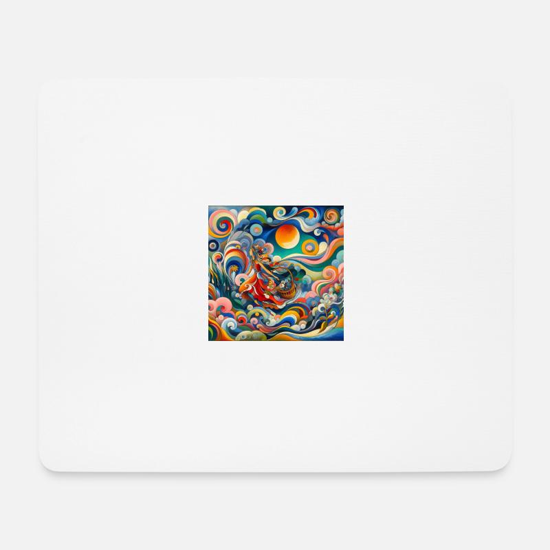 Design von Chagall - Mousepad (Querformat) - Weiß