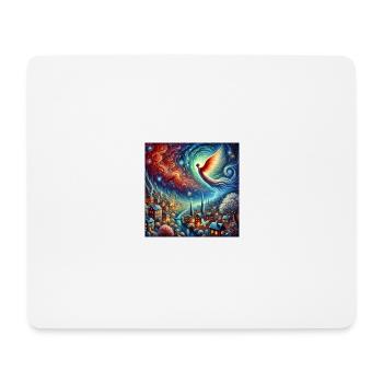 Der fliegende Geiger - Mousepad (Querformat) - Weiß - Vorne
